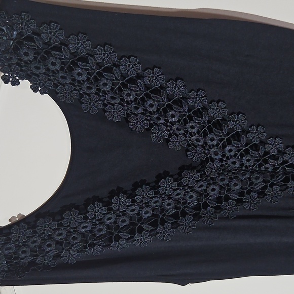 LASCANA Elegant Black Sleeveless Dress size 6 - Picture 3 of 4